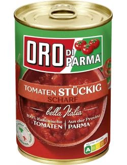 Oro di Parma Tomaten stückig-scharf