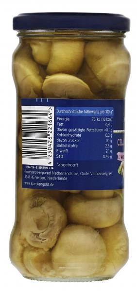 Küstengold Champignons ganze Köpfe 1. Wahl