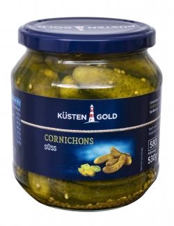 Küstengold Cornichons süß