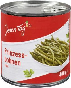 Jeden Tag Prinzess-Bohnen fein