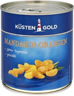 Küstengold Mandarin-Orangen