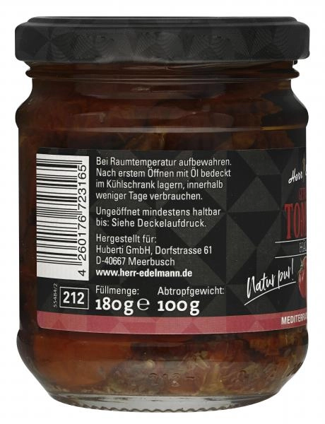 Herr Edelmann Getrocknete Tomaten Hälften