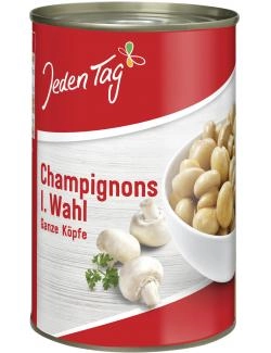 Jeden Tag Champignons I. Wahl ganze Köpfe