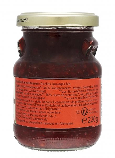 Alnatura Wild-Preiselbeeren