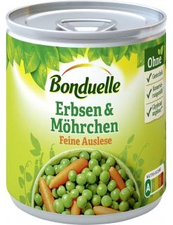 Bonduelle Erbsen mit Möhrchen Feine Auslese