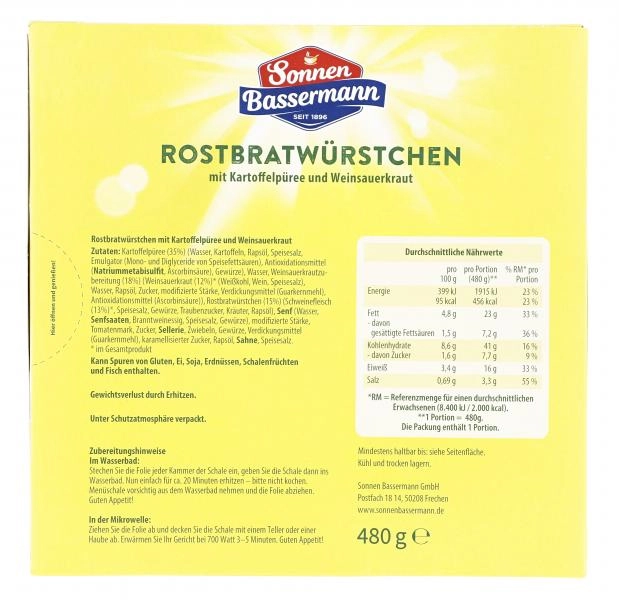 Sonnen Bassermann Rostbratwürstchen