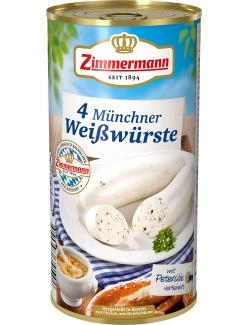 Zimmermann 4 Münchner Weißwürste