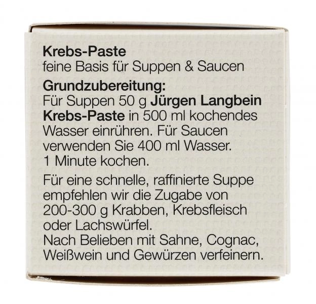 Jürgen Langbein Krebs-Paste