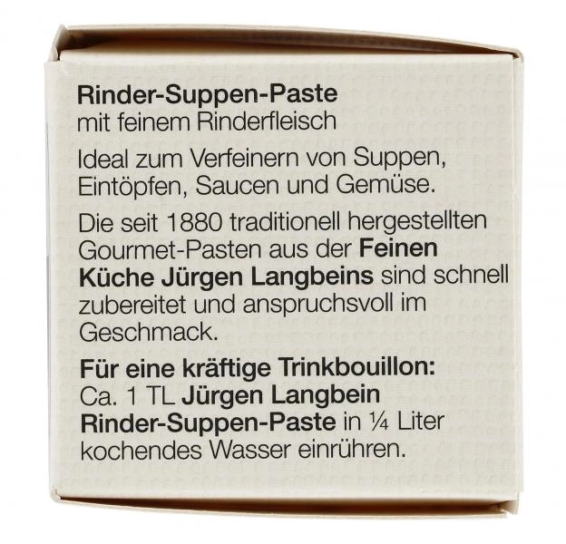 Jürgen Langbein Rinder-Suppen-Paste