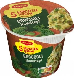 Maggi 5 Minuten Terrine Broccoli Nudeltopf