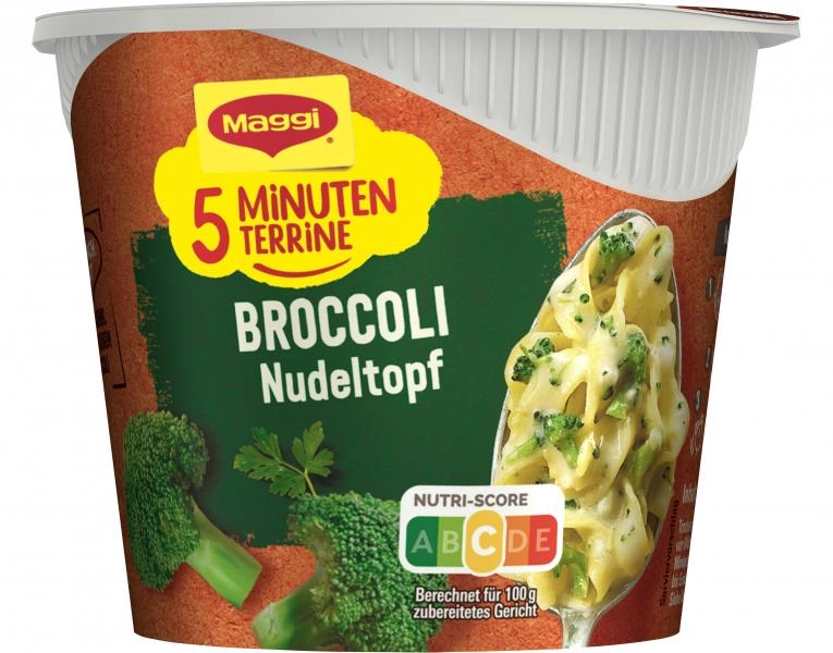 Maggi 5 Minuten Terrine Broccoli Nudeltopf