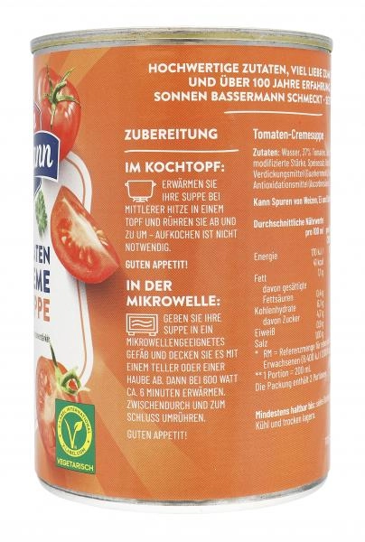 Sonnen Bassermann Tomaten Cremesuppe