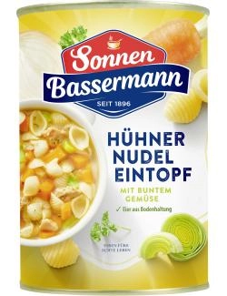 Sonnen Bassermann Hühner Nudel Eintopf mit buntem Gemüse