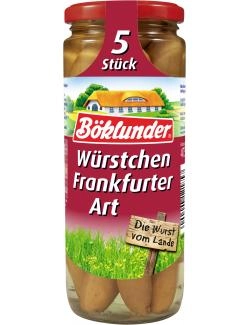 Böklunder Würstchen Frankfurter Art