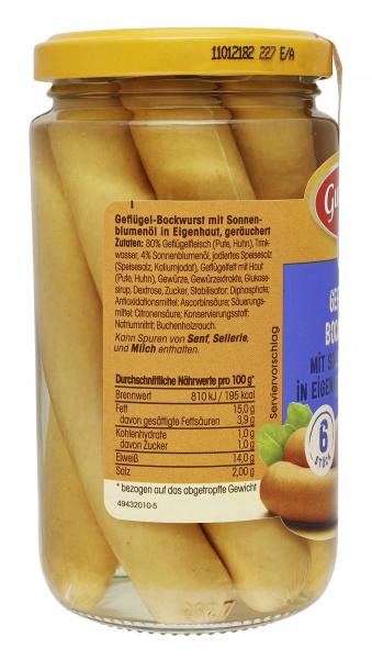 Gutfried Geflügel-Bockwurst