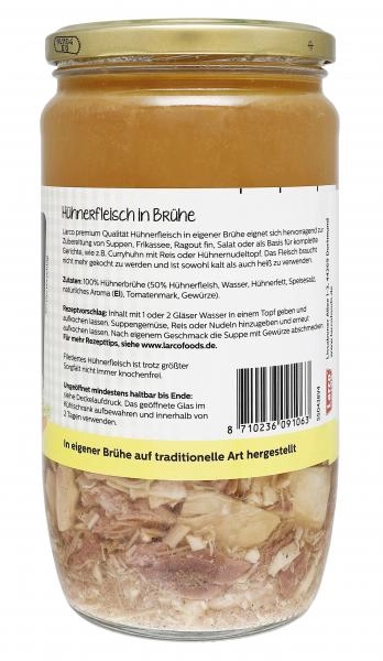 Larco Hühnerfleisch in Brühe