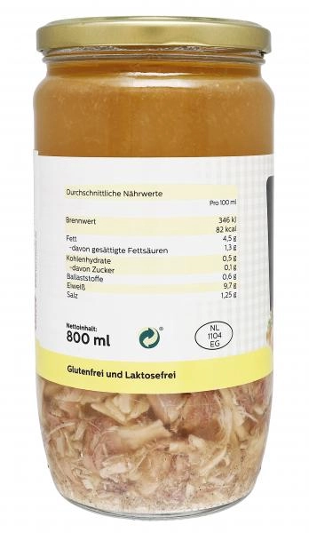 Larco Hühnerfleisch in Brühe