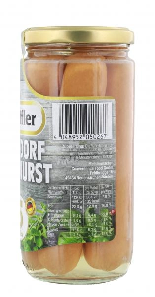 Dörffler Zarte Dorfbockwurst