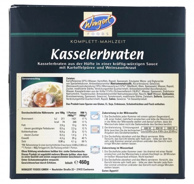 Wingert Foods Kasselerbraten