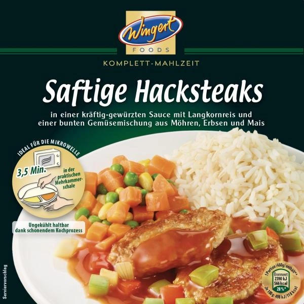 Wingert Foods Saftige Hacksteaks