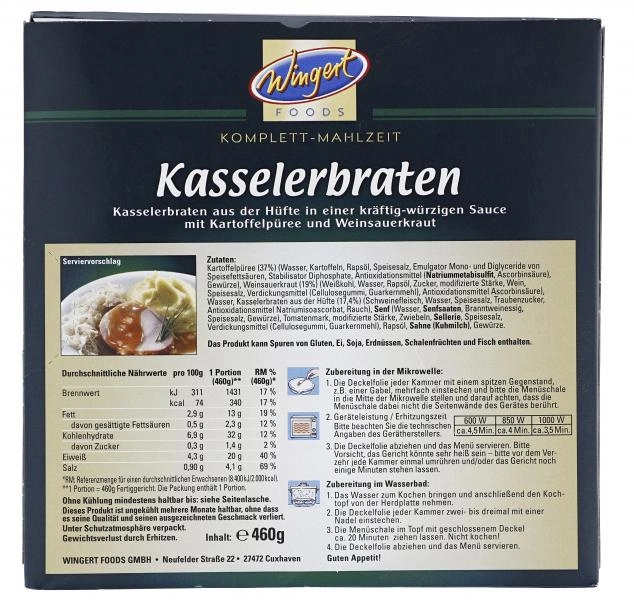 Wingert Foods Kasselerbraten