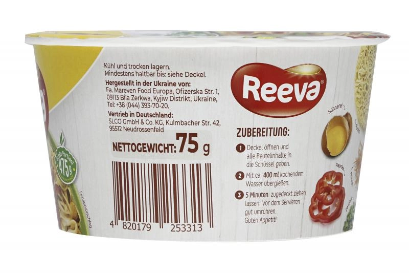 Reeva Instant Nudeln Huhn