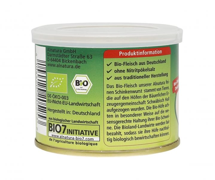 Alnatura Feine Schinkenwurst