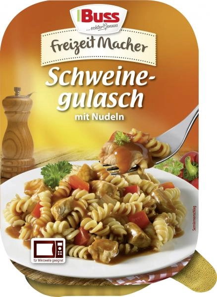 Buss Freizeitmacher Schweinegulasch mit Nudeln