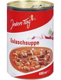 Jeden Tag Gulaschsuppe