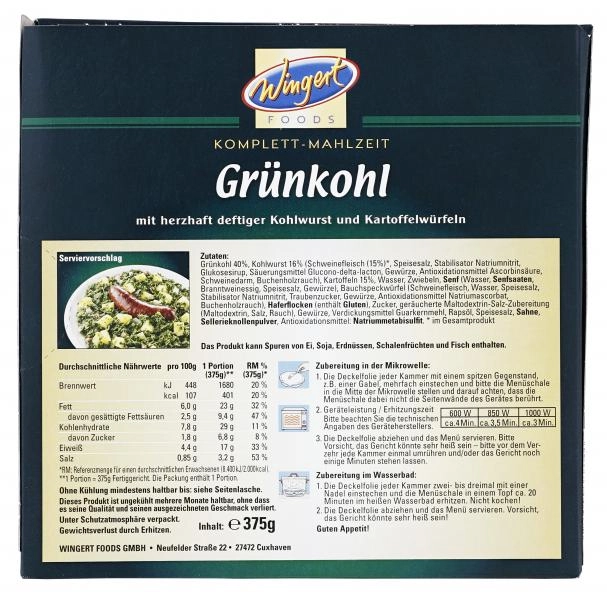 Wingert Foods Grünkohl