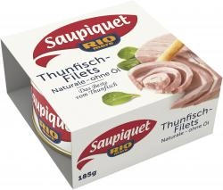 Saupiquet Thunfisch-Filets Naturale ohne Öl