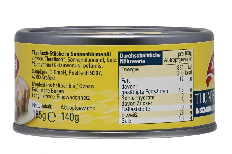 Saupiquet Thunfisch in Sonnenblumenöl