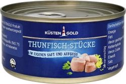 Küstengold Thunfisch-Stücke in eigenem Saft und Aufguss