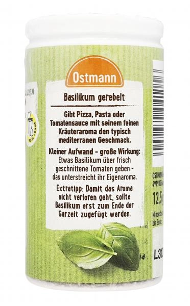 Ostmann Basilikum gerebelt