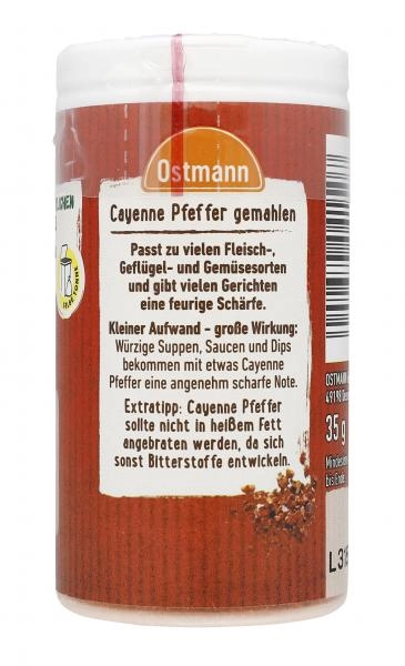 Ostmann Cayenne Pfeffer gemahlen