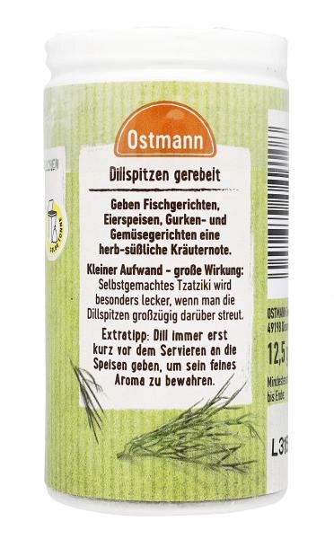 Ostmann Dillspitzen gerebelt