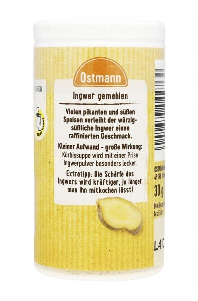 Ostmann Ingwer gemahlen