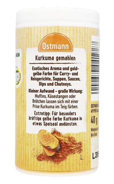 Ostmann Kurkuma gemahlen