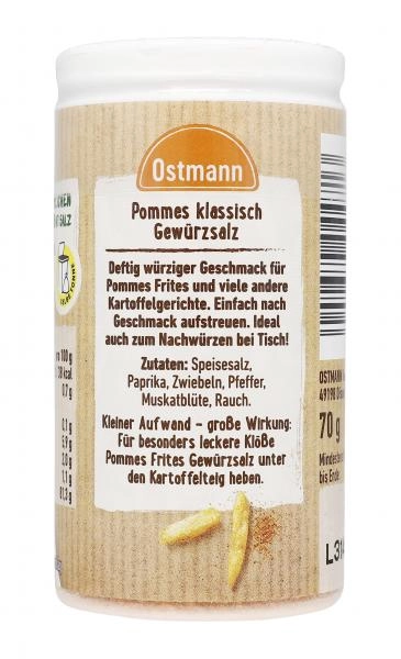 Ostmann Pommes Frites Würzer