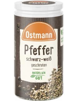 Ostmann Pfeffer schwarz-weiß geschrotet