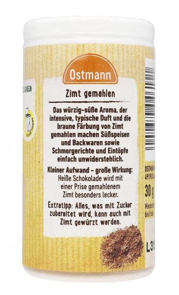 Ostmann Zimt gemahlen