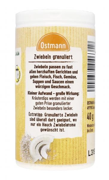 Ostmann Zwiebeln granuliert