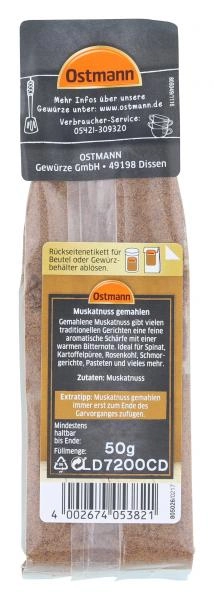 Ostmann Muskatnuss gemahlen