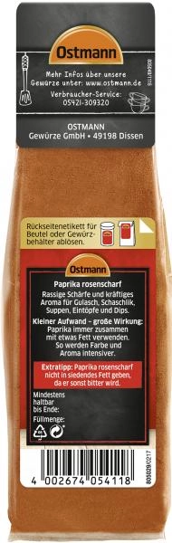 Ostmann Rosen-Paprika scharf