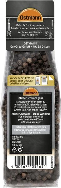 Ostmann Pfeffer schwarz ganz