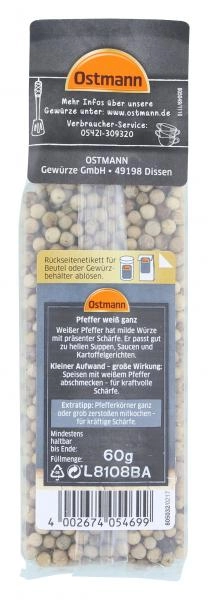 Ostmann Pfeffer weiß ganz