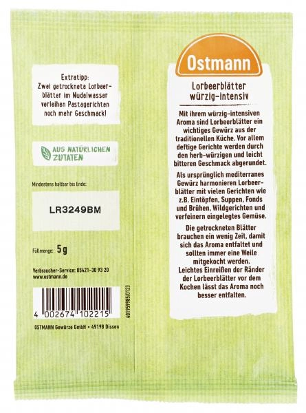 Ostmann Lorbeerblätter