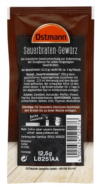 Ostmann Sauerbraten Gewürz