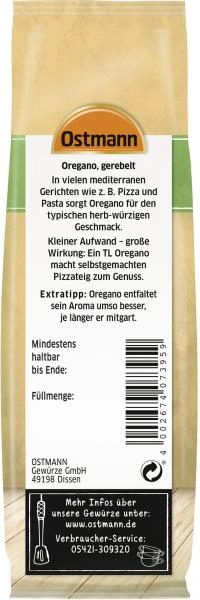 Ostmann Oregano gerebelt