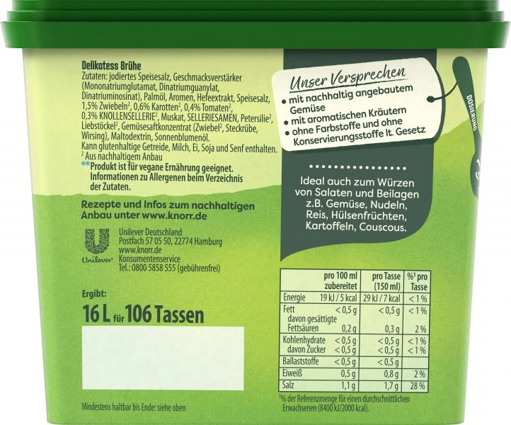 Knorr Delikatess Brühe